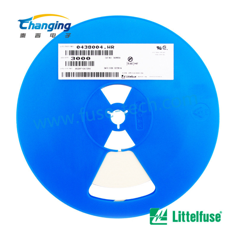 力特littelfuse SMD 贴片封装3.2*1.6MM保险丝 0438004.WR 4A 32V