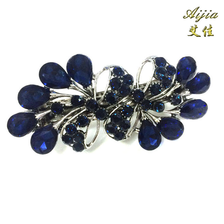 古风发夹发饰水钻成人头饰批发一字夹发箍一件代发新娘配饰头带