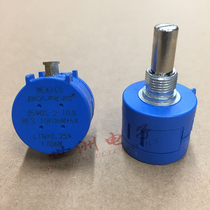全新原装正品BOURNS 3590S-2-103L 阻值10K 2W精密多圈可调电位器
