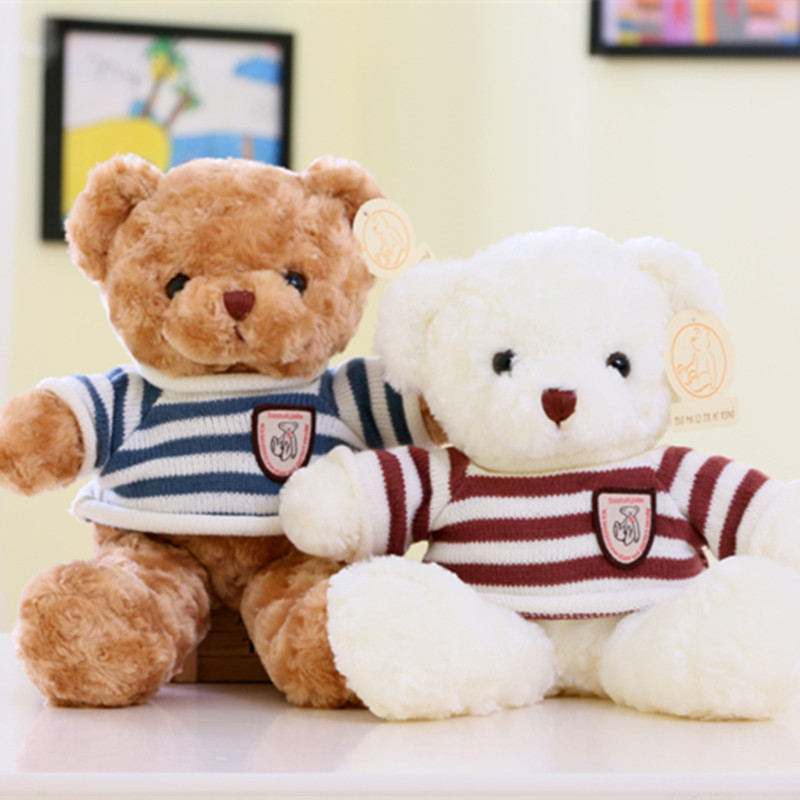 Venta al por mayor juguete de peluche suéter oso de peluche muñeca boda empresa actividad regalo clip grab máquina Ragdoll muñeca