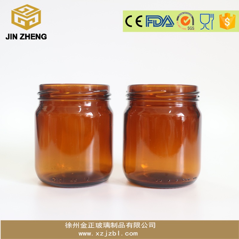 200毫升 棕色玻璃空瓶 大肚药瓶片剂瓶 可配马口铁盖