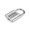 No. 10 key lock zinc alloy password hanging lock blind people lock lock bag password lock plug -in card packaging