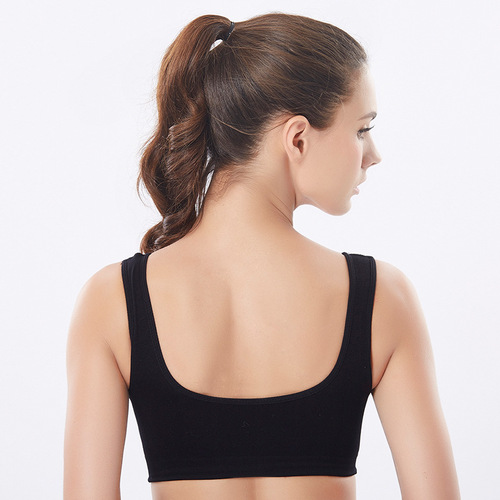 Zero-restraint bra, no wires, large size seamless adjustable bra, one-piece thin sports yoga bra