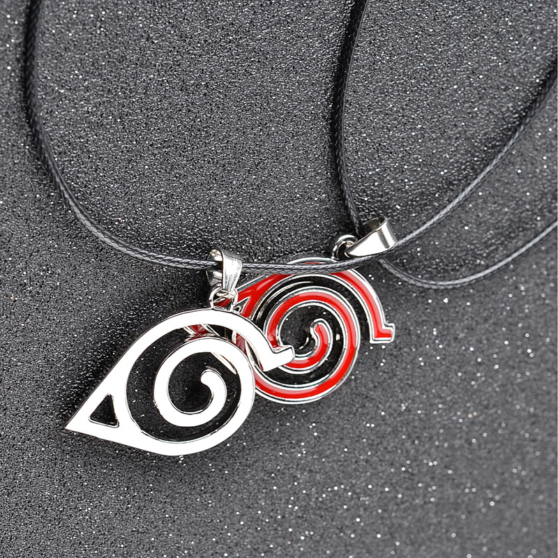 New fashion animation film and television around Naruto logo alloy necklace pendant wholesale