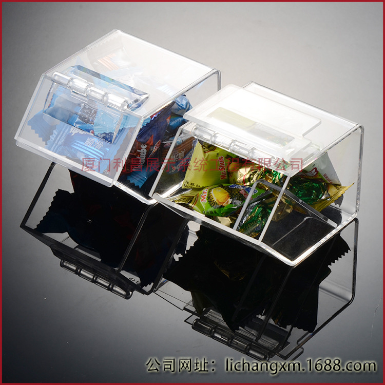 亚克力迷你收纳盒糖果盒 有机玻璃高档喜糖盒定制 可加丝带装饰