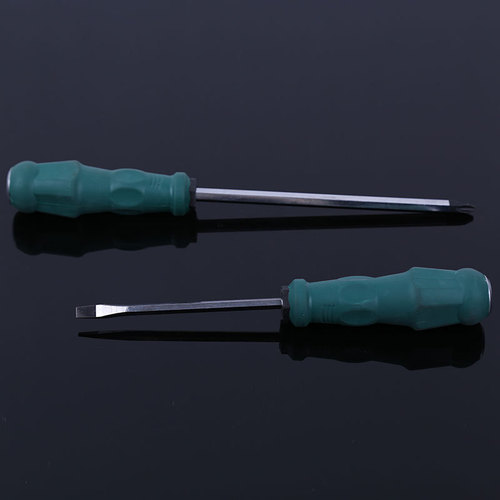 Warship through-center cross-blade screwdriver with magnetic screwdriver multi-specification percussion screwdriver