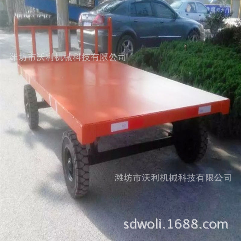 厂家批发供应 单轴拖拉机农用拖车 户外农用拖车自卸平板拖车