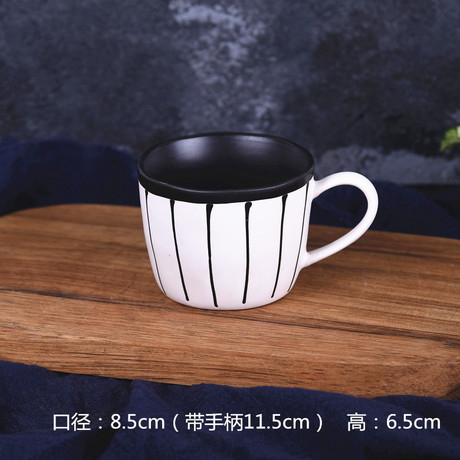 Nhật Bản cổ trắng cà phê văn phòng cốc sữa Cup đặc điểm cá tính của sáng tạo cốc gốm cốc nước gói cốc Bộ cốc