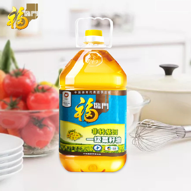 福临门菜籽油5L 各种餐饮食用油 菜籽油福临门油