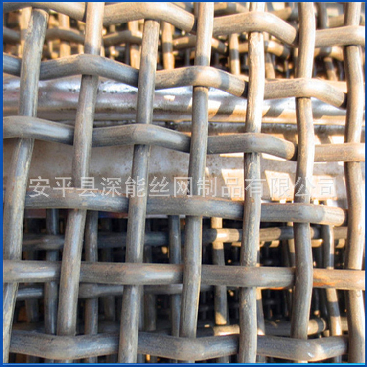 安平筛网 砂厂设备专用筛网  锰钢重型轧花网 滚筒式筛沙机矿筛网