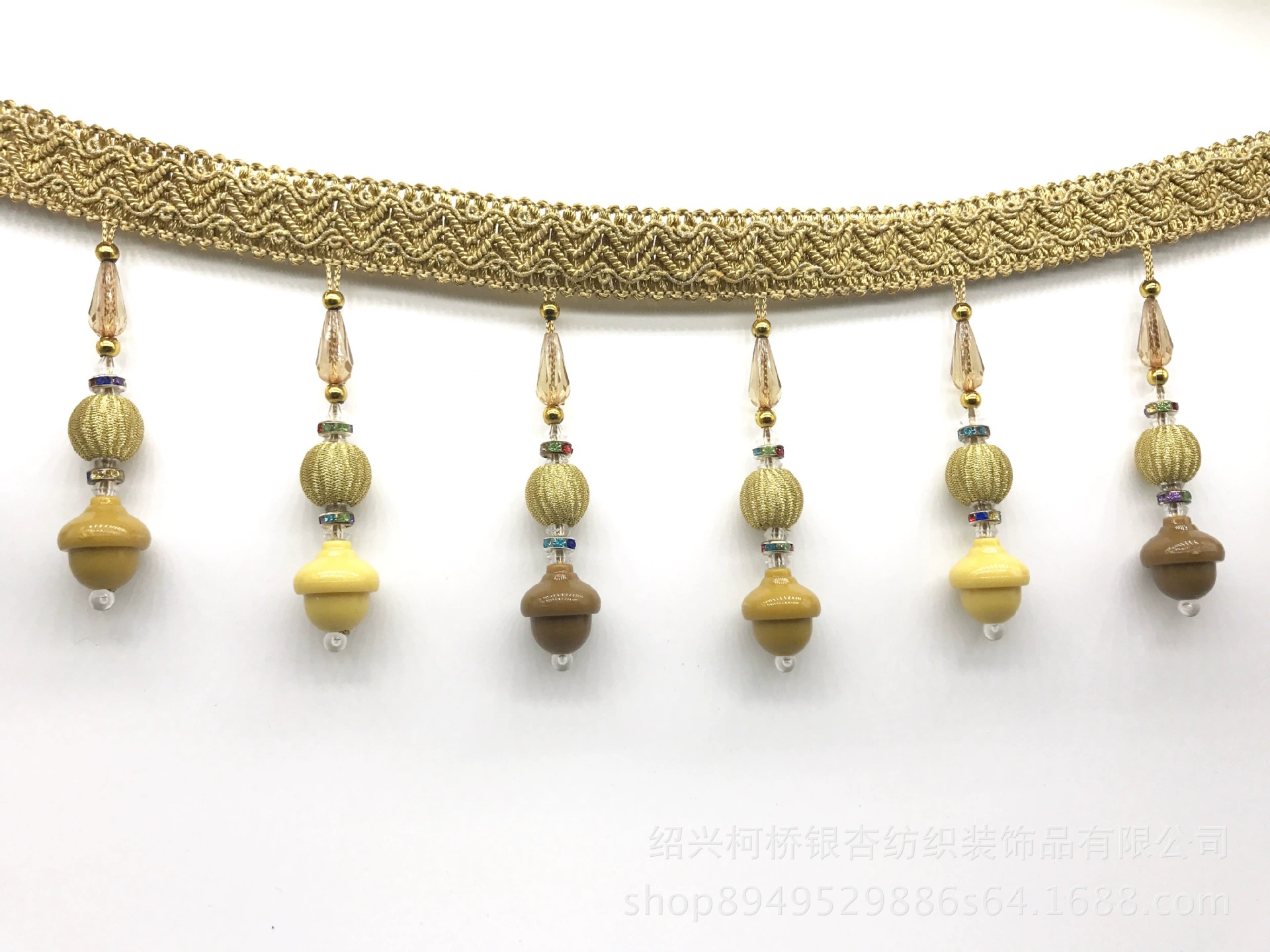 Cloth, high-end beads, 12m