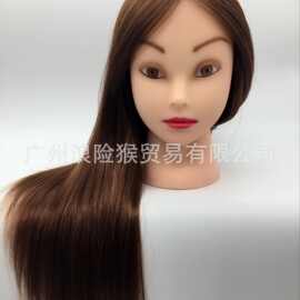 盘发 化妆两用练习头 假人头 头模 模特头 教习头假发真发
