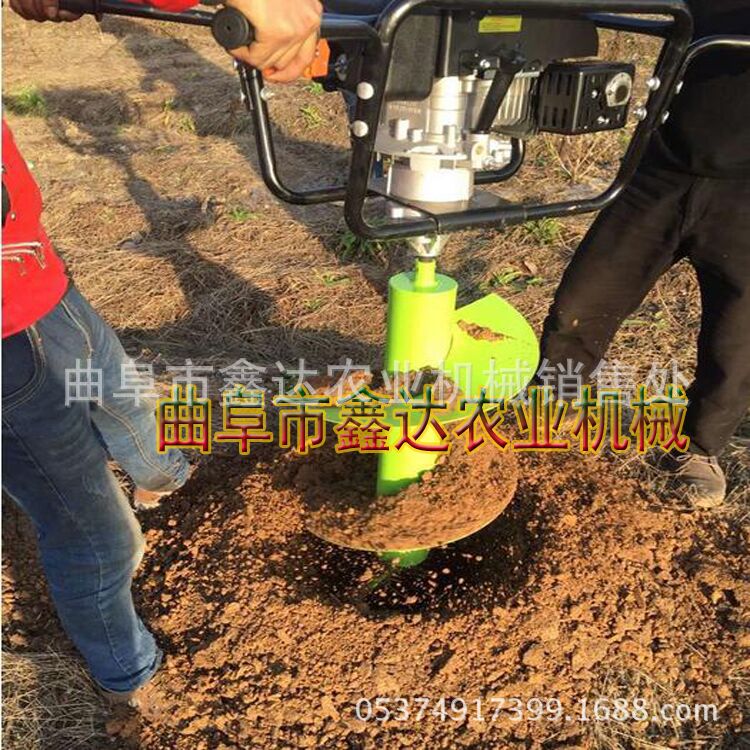 高速公路施工打桩机 手提式螺旋挖坑机 优质打桩机