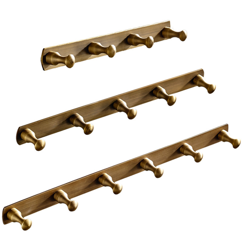 Antique Row Hook European Bathroom Manufacturer Hardware Pendant Brass Retro Brass Brushed Row Hook Coat Hook Wholesale Antique Row Hook European Bathroom Manufacturer Hardware Pendant Brass Retro Brass Brushed Row Hook Coat Hook Wholesale