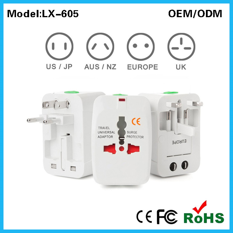 旅行多功能适配器插头插座 全球通万能转换插头 旅游插座转换器