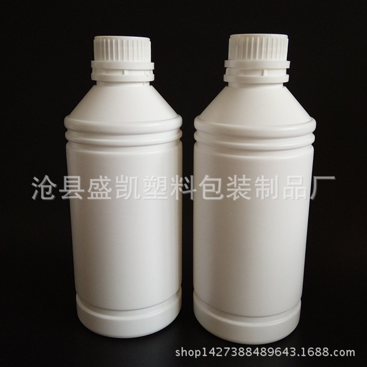 厂家批发1000ml农药瓶 化工塑料瓶 pe兽药瓶 防盗盖瓶子 现货供应