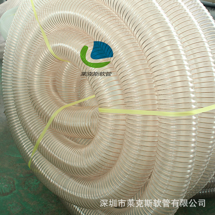 高耐磨抗撕拉钢丝管TPU耐磨软管聚氨酯钢丝软管