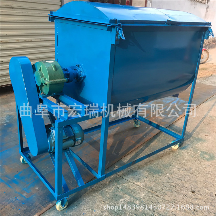 卧式干粉搅拌机功能干粉砂浆混合搅拌机多小型饲料混合机畜牧、养