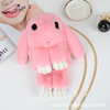 Fashionable children's plush rabbit, chain, bag strap, worn on the shoulder