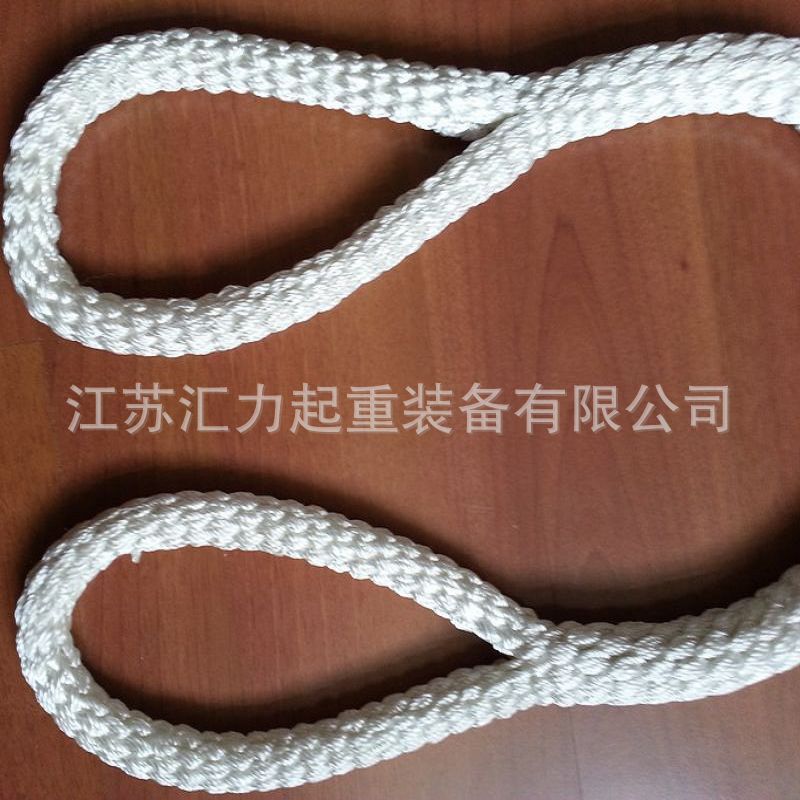 供应批发尼龙吊绳5t5m 两头扣尼龙吊装绳5t4m 起重吊绳