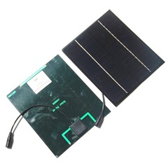 6W 18V Solar Panel Monocrystalline Silicon Solar Glue Board High Quality DIY+DC Output