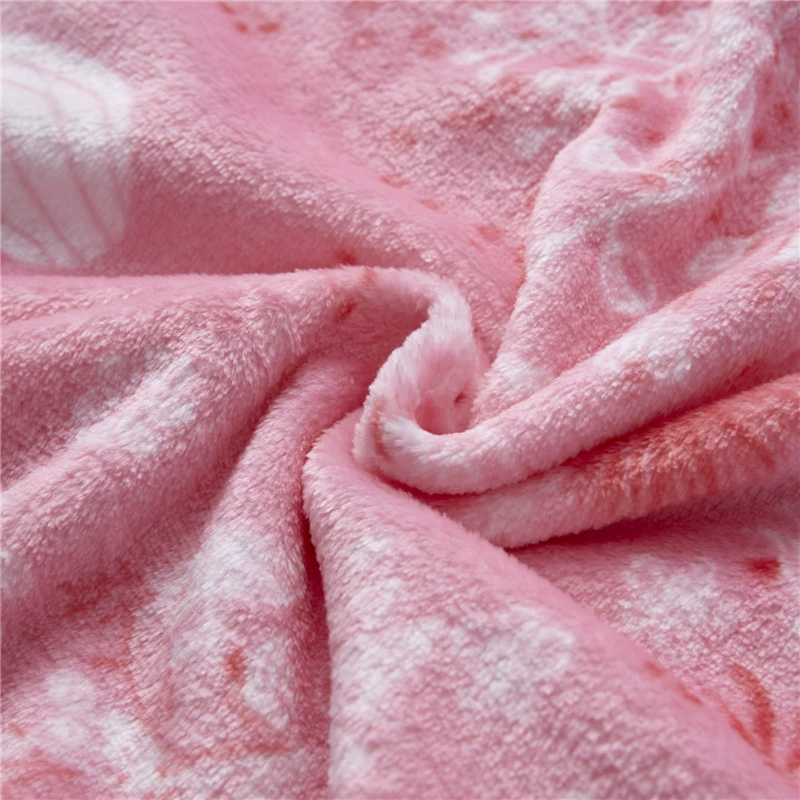 Keep warm coral flannel pillowcase, upgraded version