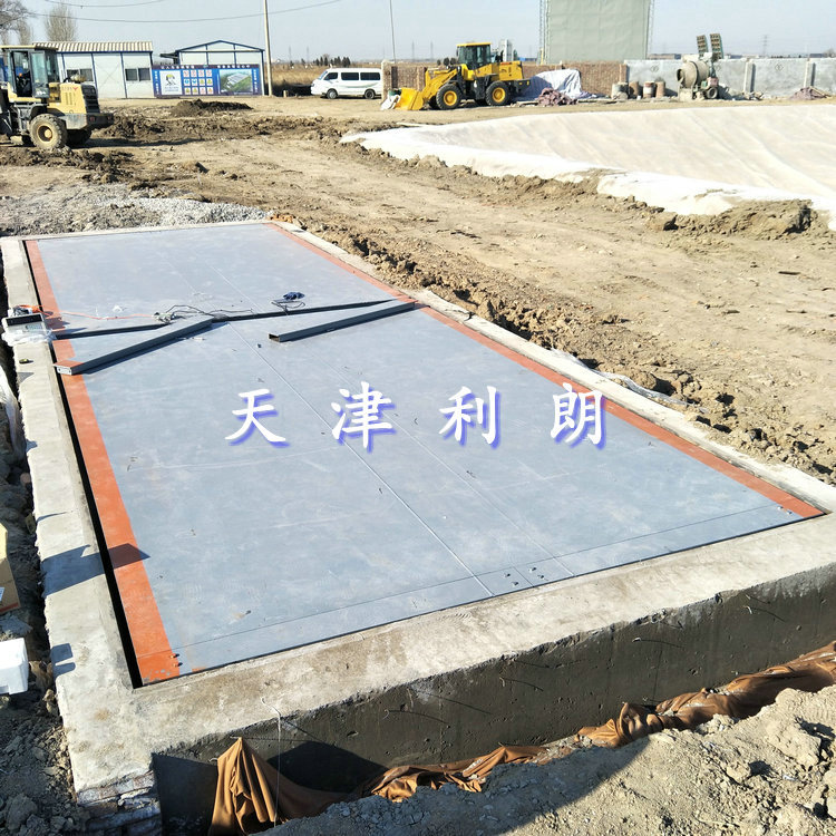 电子汽车地磅3乘以12米安装 80吨电子地磅/汽车衡安装 天津地磅
