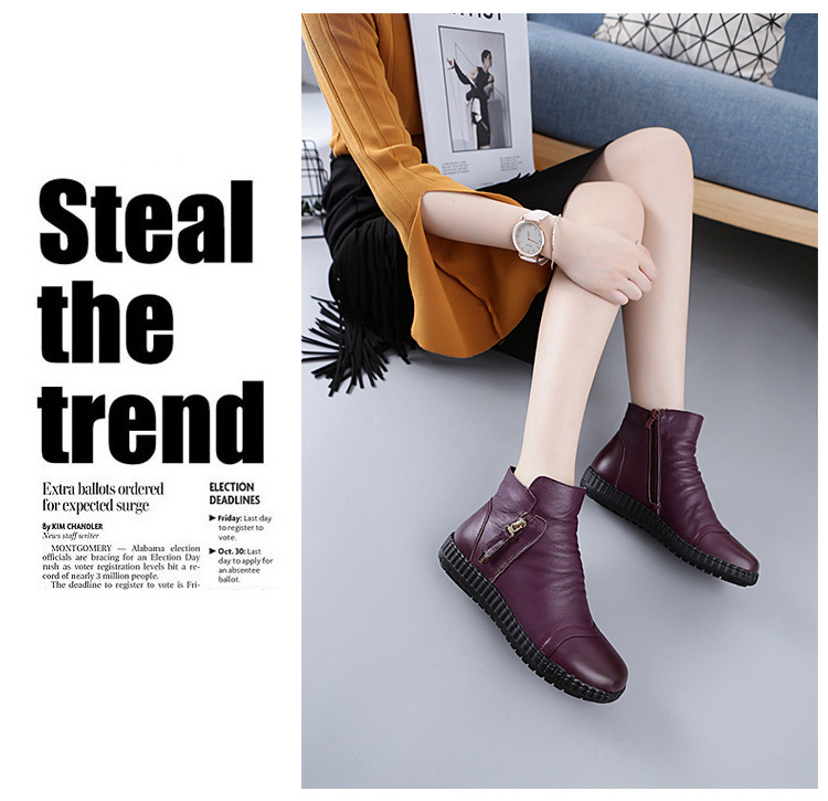 Bottes femme OISEAU éLéGANT en En cuir - Ref 3354880 Image 48