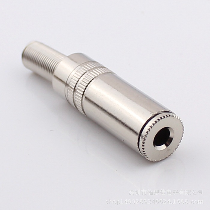 焊接3.5mm母接头 金属母座 3.5音频插座 3.5mm插头母座