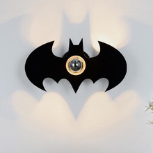 定制創意卧室床頭過道燈 樓梯牆壁燈 卡通兒童房間蝙蝠影子牆壁燈
