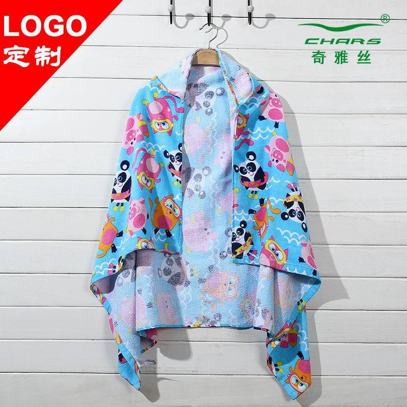 Cartoon Cape bath towel custom children cartoon Cape bath towel children hooded bath towel wholesale