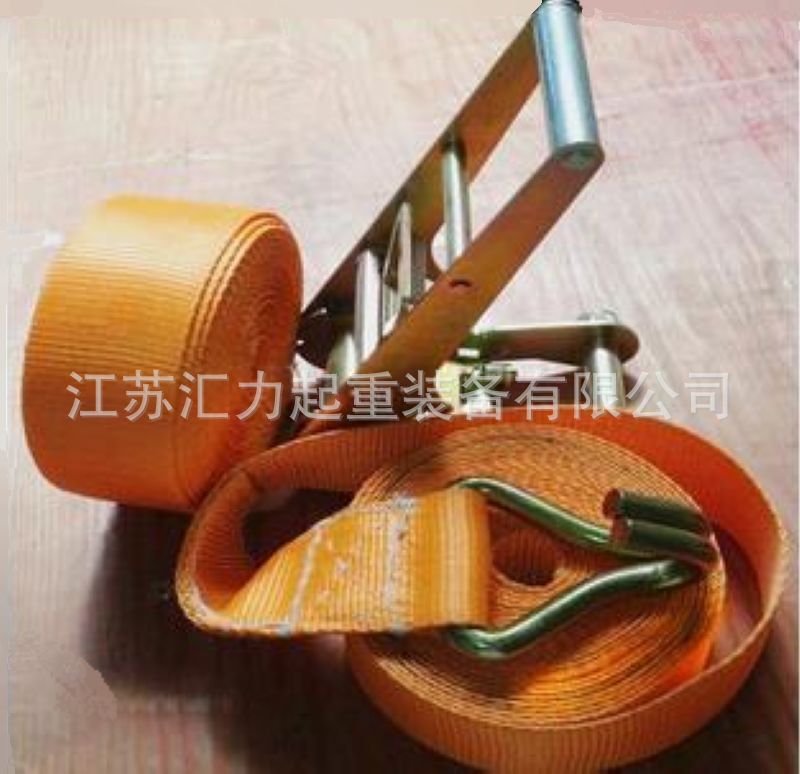 汽车拉紧器3寸5m 货车捆绑器10m10t 高强涤纶捆绑带75mm