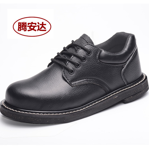 Wholesale factory work shoes safety shoes high-temperature resistant waterproof men's low-top shoes black