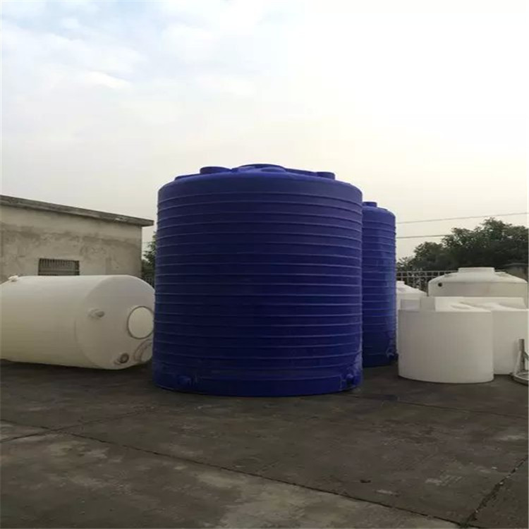 厂家直供8000L立式耐碱PE圆形水箱8吨塑料一次成型水桶8立方水罐|ms