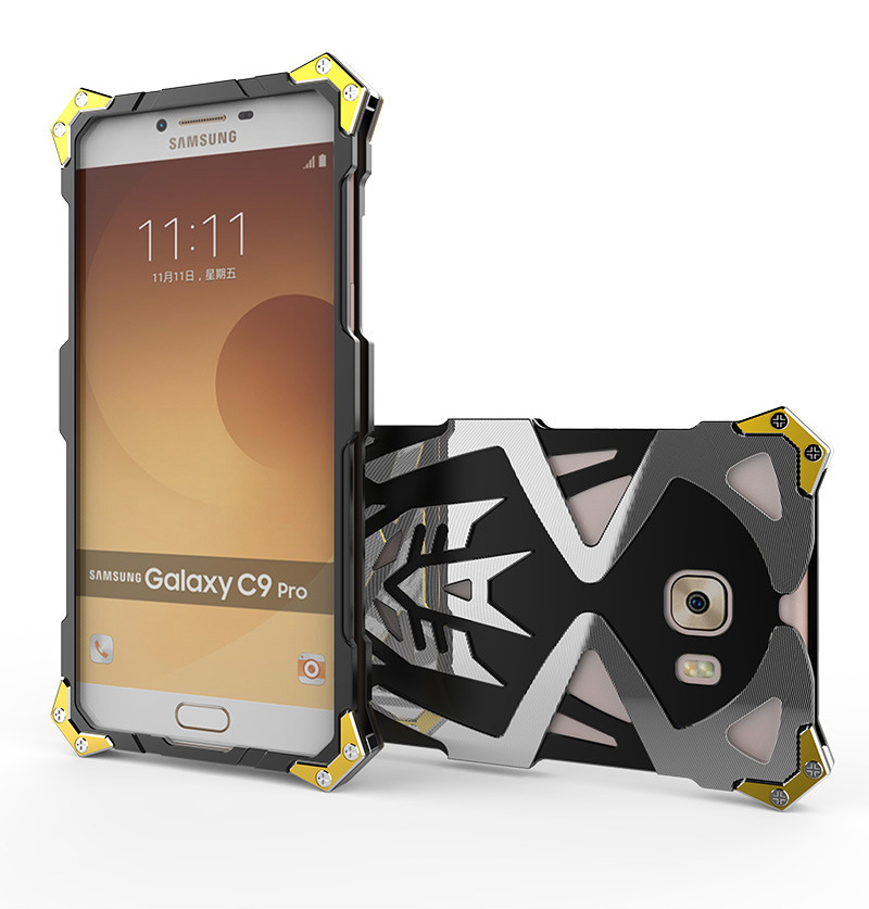 SIMON THOR Ⅱ Aviation Aluminum Alloy Shockproof Armor Metal Case Cover for Samsung Galaxy C9 Pro C9000