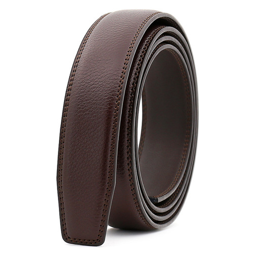 Men's automatic leather belt with new business-style cowhide strap, 3.1CM wide, LY3300