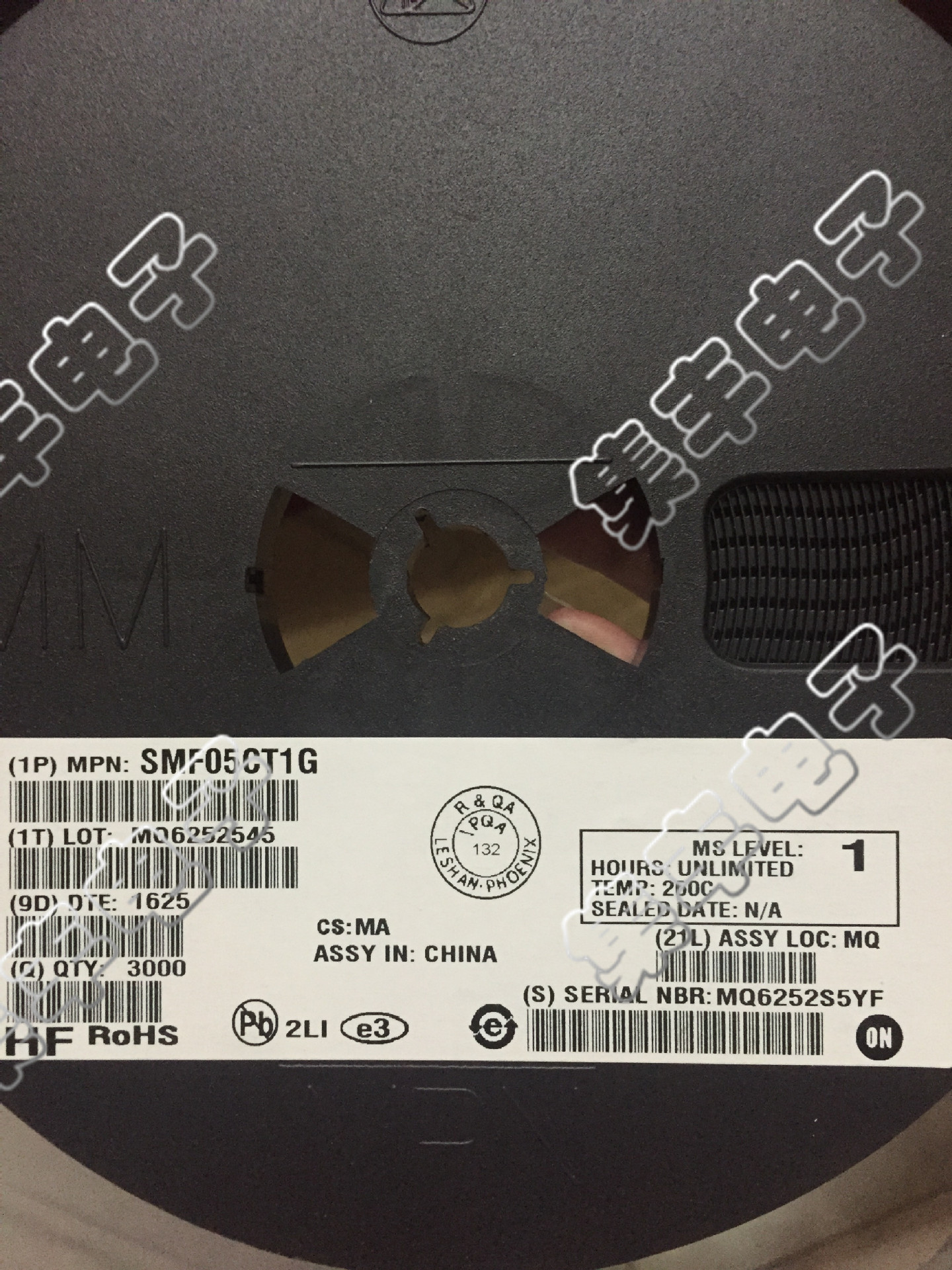 SMF05CT1G ON SC70-6 丝印：6JC 贴片二极管TVS 大量现货 实图拍