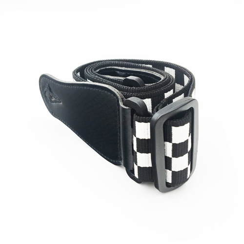 New Avril Lavigne black and white guitar strap folk electric guitar strap widened and thickened acoustic guitar bass strap