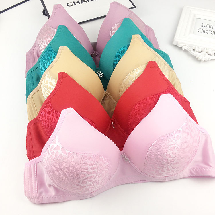 No steel ring bra large size thin mother bra underwear middle-aged and elderly women's No steel ring underwear new factory direct batch No steel ring bra large size thin mother bra underwear middle-aged and elderly women's No steel ring underwear new factory direct batch