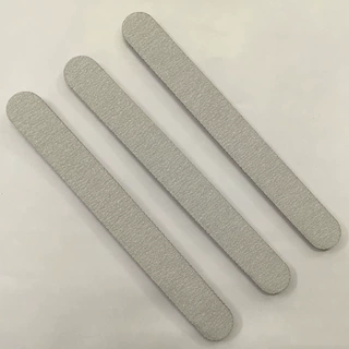 厂家直销圆直灰色带齿双面eva指甲锉修甲边缘打磨条美甲搓条指甲