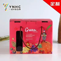 Коробка плодоовощ упаковывая для печатания цвета рифленая коробка овощная портативная рифленая коробка подарка печатание