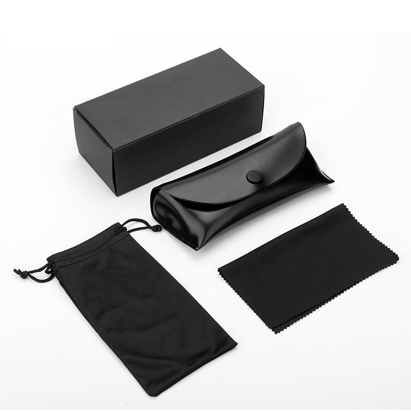 太阳眼镜盒定制包装套盒螺丝刀眼镜布袋偏光测试卡拉链盒配件批发