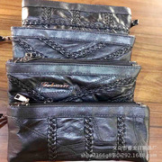 批发2018新款羊皮女士手包 小羊皮手拎真皮女包  真皮手包 羊皮包