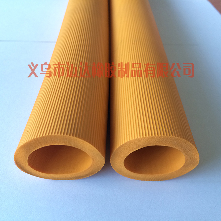 供应海绵管 nbr发泡管 双色纹路磨面泡棉管 耐高温绝缘手把套