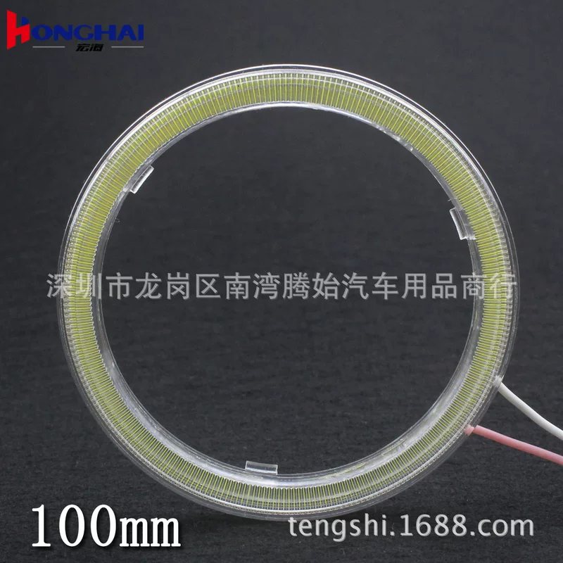 100 мм оптовая автомобильная LED ангельское глазное освещение, COB ангельское зрение ангельское отверстие ангельский глаз свет