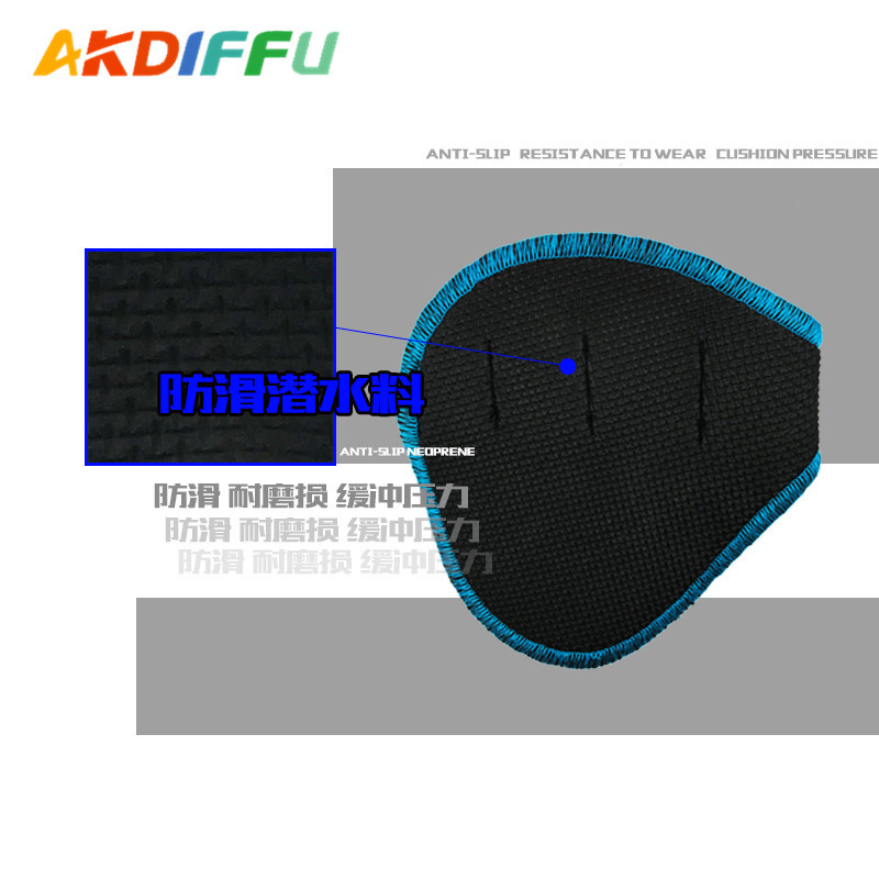 Azul casual fitness material de buceo barra Palma protección levantamiento de pesas Palma protección entrenamiento de fuerza resistente al desgaste anti-off mano