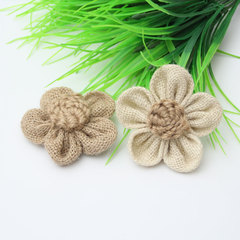 Simulated Linen Rose Flower Party Linen Decor Flower DIY Handmade Linen Rose Wedding Decor Flower