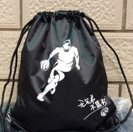 专业定做涤纶收纳袋 外贸运动包篮球涤纶包 拉绳束口袋 优质生产|ms