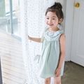 新款夏季韩版女童连衣裙薄款儿童娃娃领公主裙宝宝裙子时尚