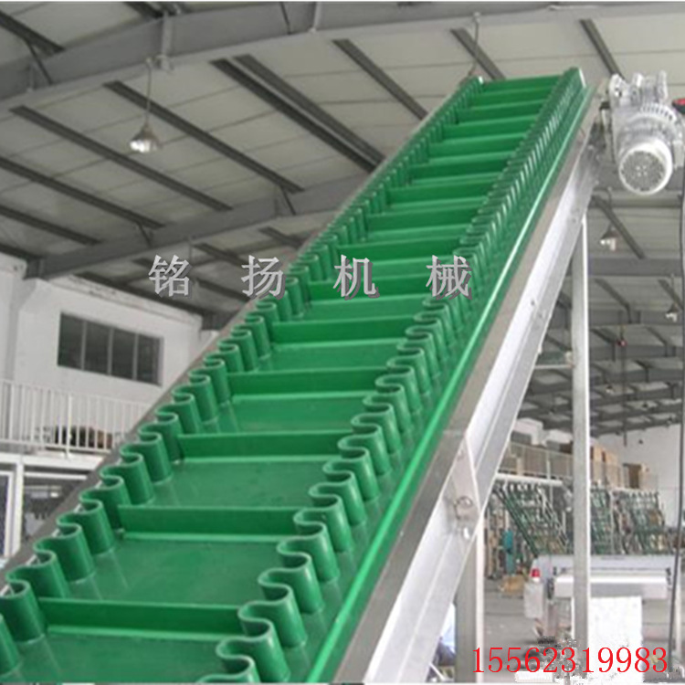 高品质人字形花纹带移动式输送带 矿用皮带滚筒式输送机